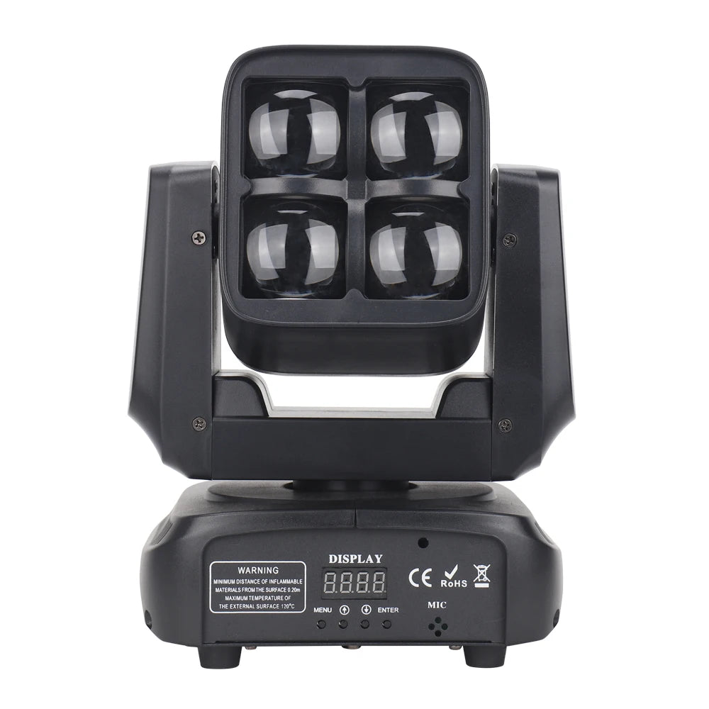 Sunart 4*40W Focusing LED Bee Beam Eyes Moving Head Stage Effect Lighting For DJ Disco Party Events Wedding Lamp DMX Fixture
