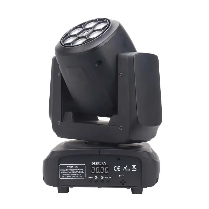 Sunart 6*15W RGBW 4 In ! LED Moving Head Beam Bee Eyes Stage Effect Lighting For DJ Disco Night Club Wedding Events DMX Fixture